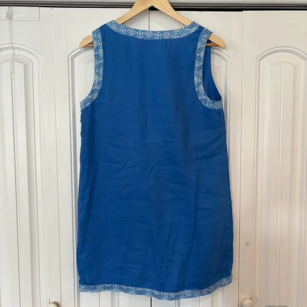 Sigrid Olsen Blue Dress‎ Size Small - Image 2