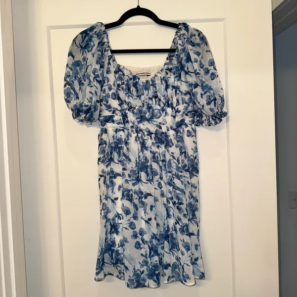Abercrombie Blue Floral Dress - Image 2