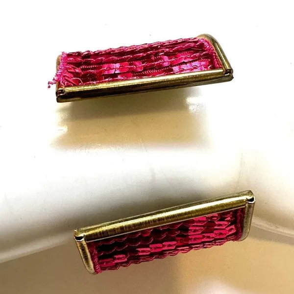 Pink sequin cuff bracelet Pink - Image 7