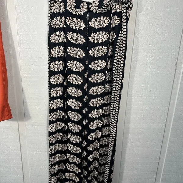 Omika Sinatra Pant Black and Tan Oversized Wide Legged Ankle Pants Size XL EU - Image 2