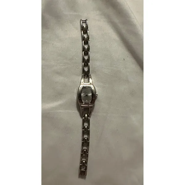 Silver Tone Womens Watch FY1243 Japan Movt Stainless‎ Steel Back Jewelry - Image 3
