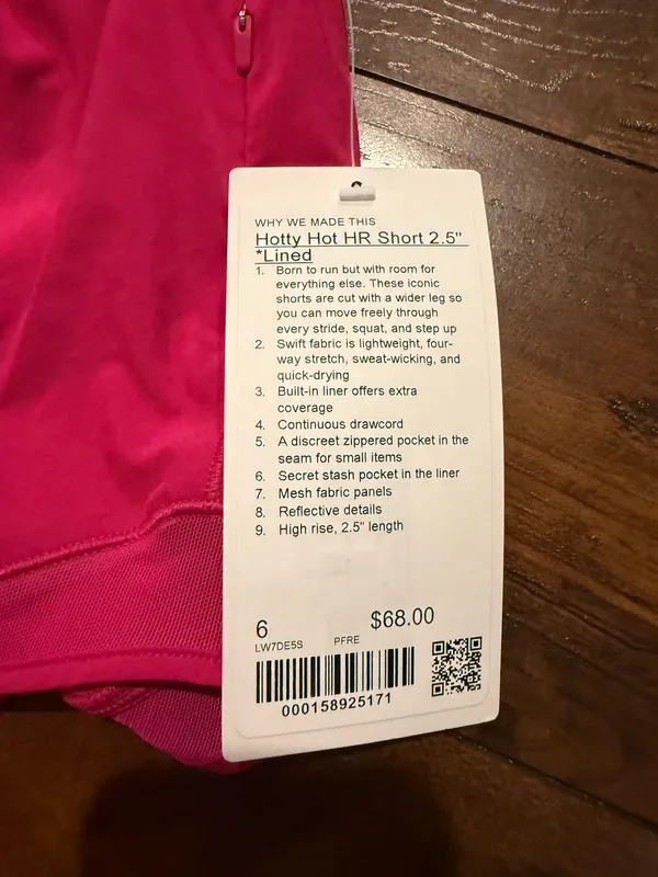 Lululemon Shorts Hotty Hot 2.5" Low-Rise - Image 2