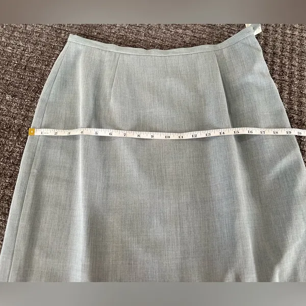 Nwt‎ Worthington soft classics "Melange" Blue skirt size 14 - Image 6