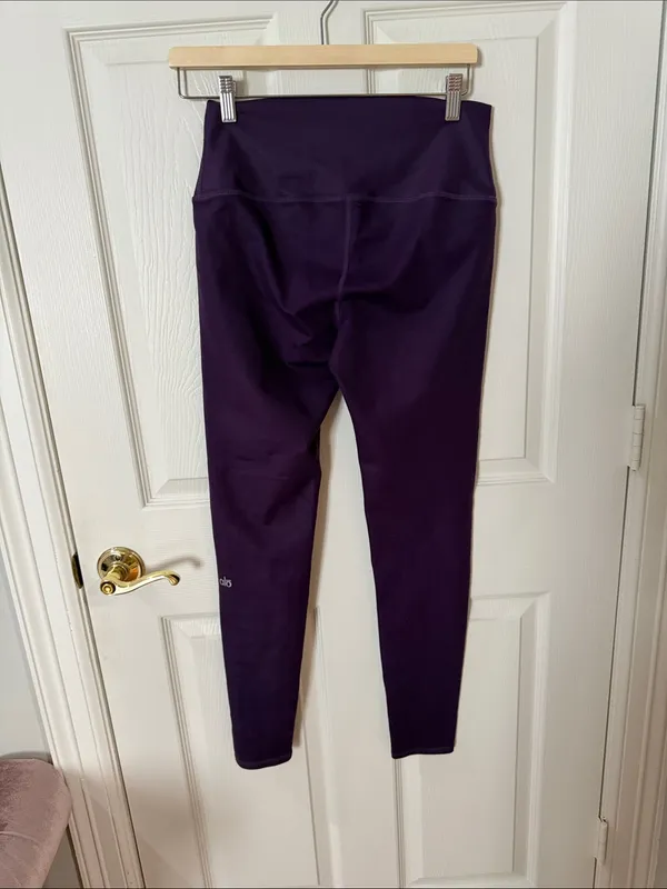 ALO High-Waist Women's Leggings in Deep Purple medium - Image 3