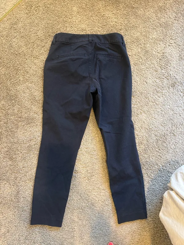 Old Navy Navy Straight-Leg Women's Pants - Image 4