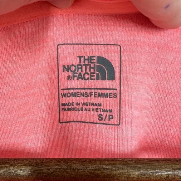 The North Face Neon Melon Pink‎ Orange Pullover Activewear Running Long Sleeve - Image 4