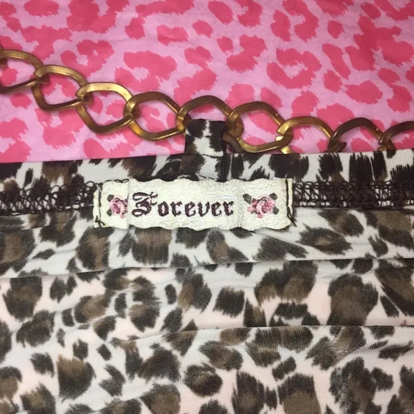 Cheetah print top Forever21 size medium - Image 5