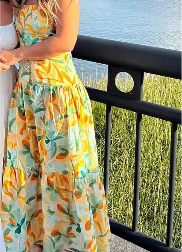 Midi dress Yellow Size XS - Image 3