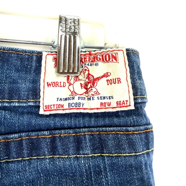 True Religion Women's Bobby Long Flare Jeans Size 31 x 34 - Image 4
