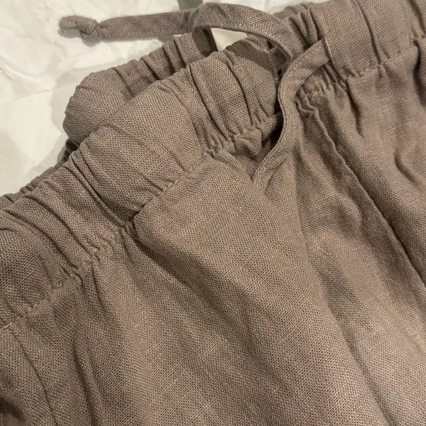 Nwot aritzia lodge linen pant gd ashen purple gray ash color Wilfred free xs - Image 2
