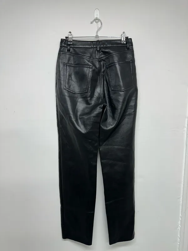 Aritzia Wilfred Melina Leather Pants Black - Image 5