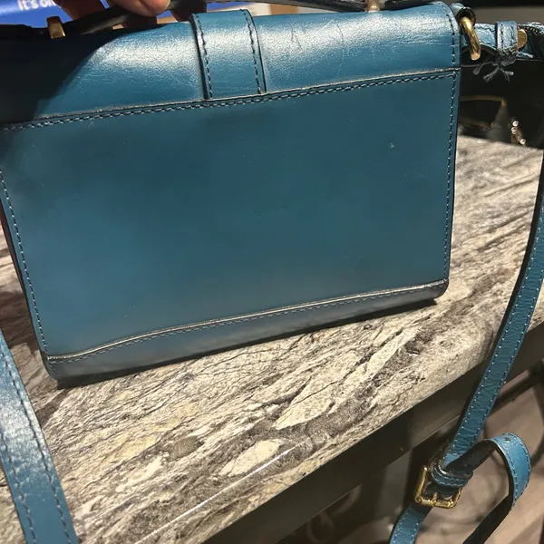 Zara Teal Leather Accessory - Image 10