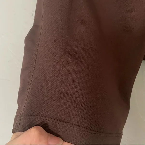 Aeropostale Brown High-Waisted Ripped Spandex Shorts‎ XS - Image 3