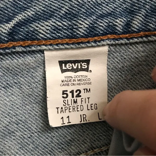 ‎Vintage Levi’s 512 slim fit tapered denim jeans 30* - Image 7