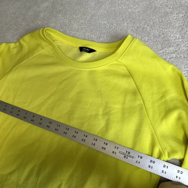 Womens‎ Huk Fishing Large Long Sleeve Crewneck Sweater Yellow - Image 4