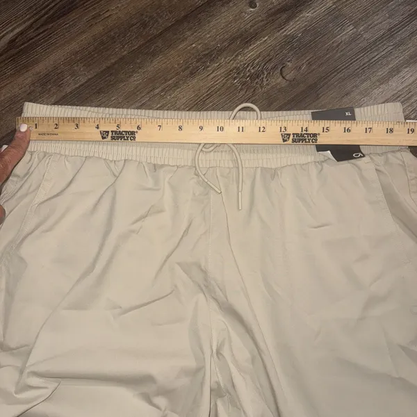 Gap Fit Runaround Pant XL NWT Khaki Athletic Lounge Gym Elastic Waist Bottoms - Image 5