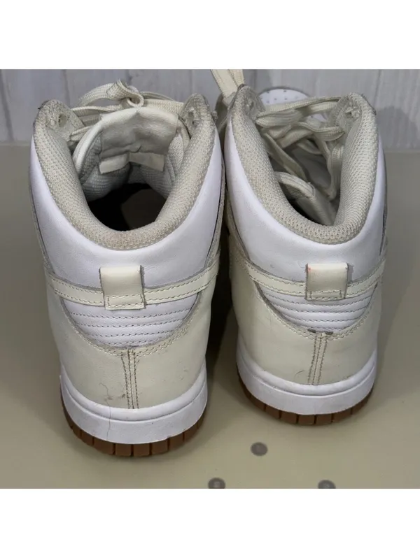 Nike Dunk High White Sail Gum Sneakers Women’s 7 - Image 6
