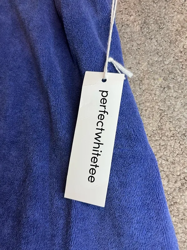 Perfectwhitetee blue terry loop dress Size XS - Image 2