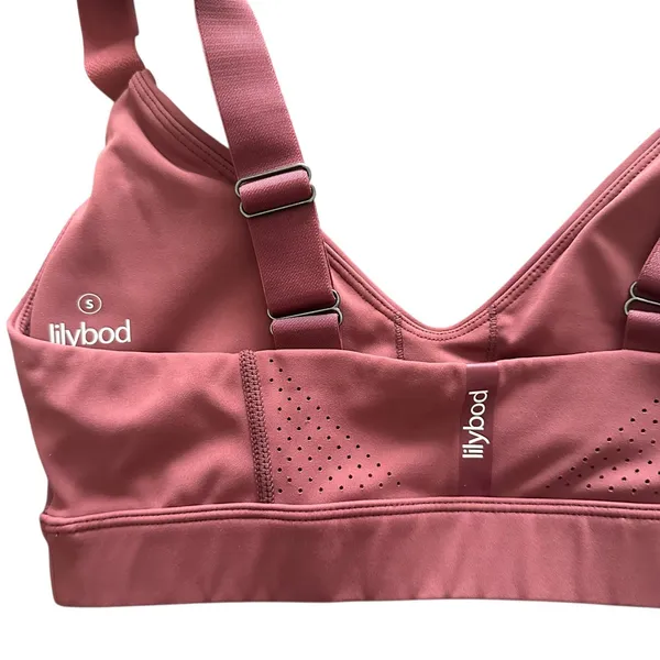 LILYBOD Vaylor‎ Sports Bra In Dusty Rose Small - Image 4