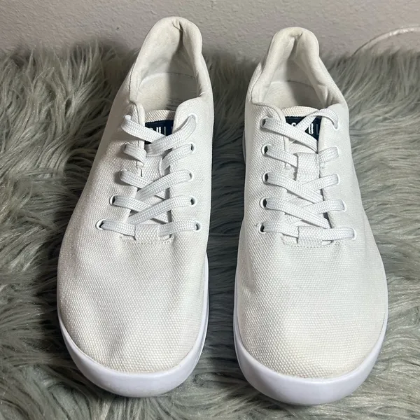 NOBULL Canvas Trainer Sneakers Unisex White /White Sneakers W8/M6.5 - Image 5