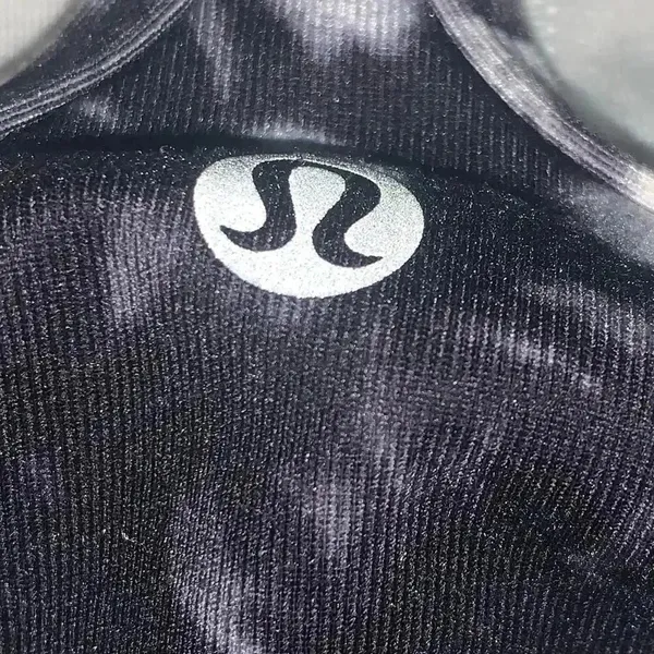 Lululemon Power Y Tank (Luon) Dusk Dye White Black - Image 3