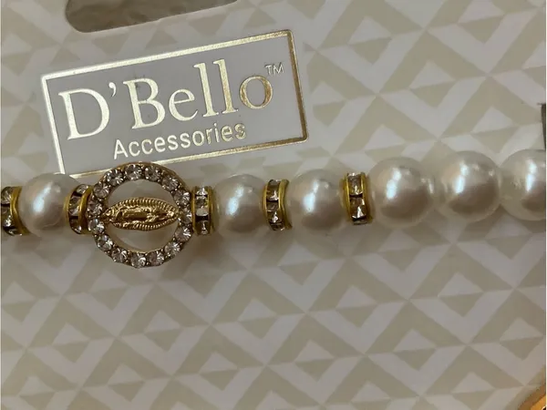 Gold & Pearl Beaded Bracelet Set - Image 5