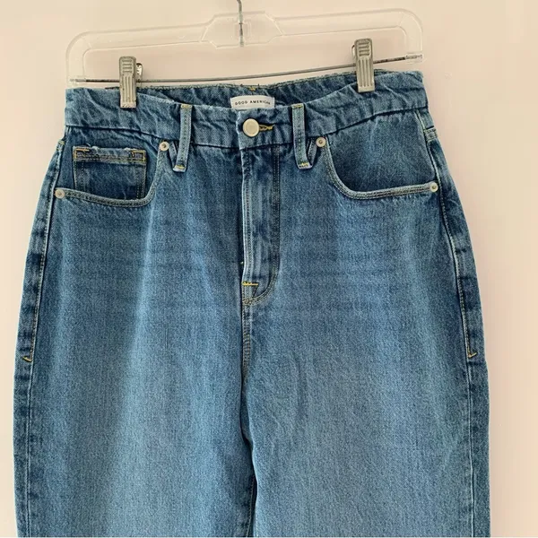 Good American Good Boy Straight Jeans - Image 3