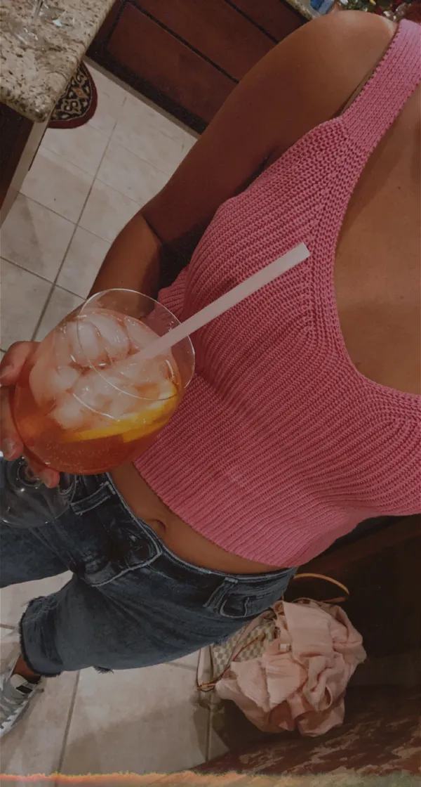 Pink Sweater Tank Size M - Image 2