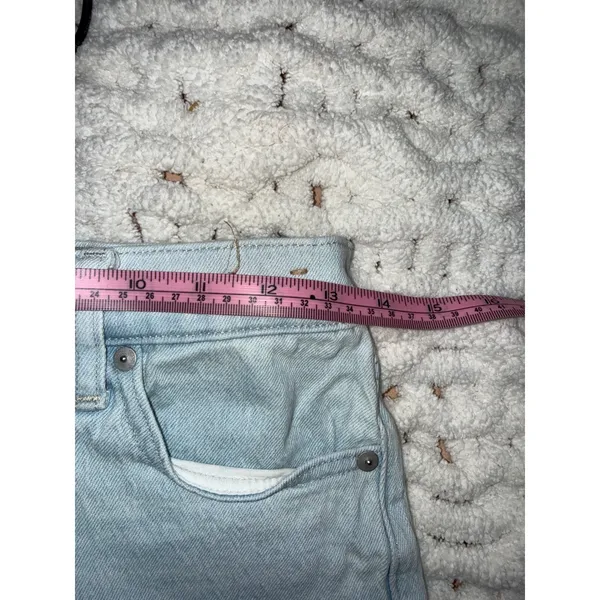 Madewell Vintage‎ High Rise Straight Leg Light Wash Denim Jeans Womens 26 - Image 5