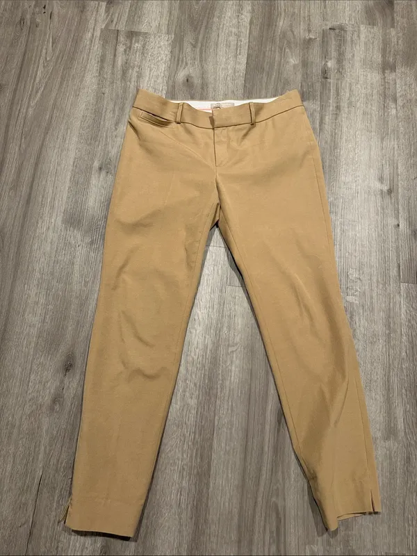 Banana Republic Camel Cropped Slim Ankle Pants - Image 4
