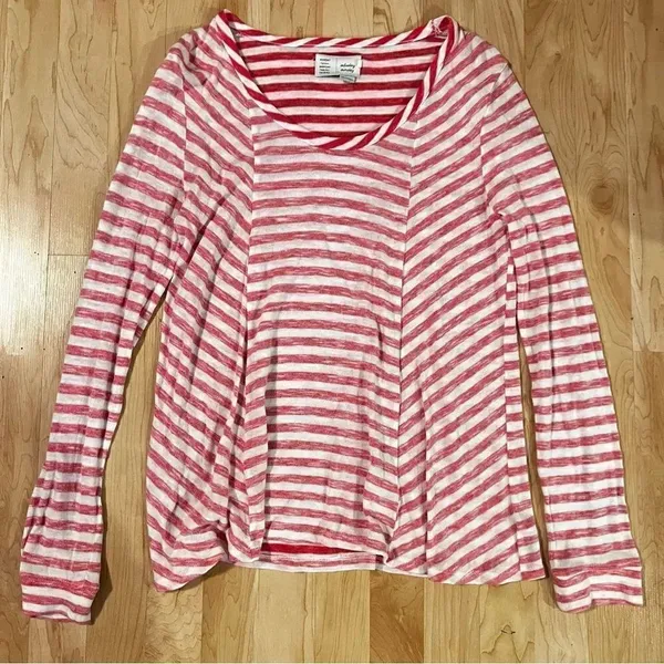 Anthropologie Saturday Sunday Striped Long Sleeve Top Women’s Large - Image 2