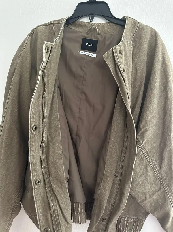 UO  Lara Utility Dolman Bomber Jacket - Image 2