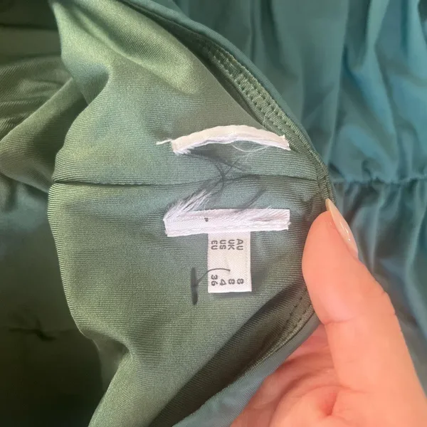 hampstead long sleeve teal dress SIZE 4 - Image 4