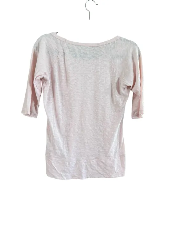 Light Pink Relaxed Short-Sleeve Pocket Tee — Women's - Image 3