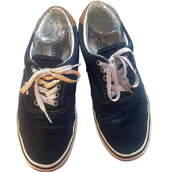 *VANS* •Off The Wall•Classic Era 59•Skate Shoe•Woman’s 9.5•Men’s 8•Navy Denim - Image 3