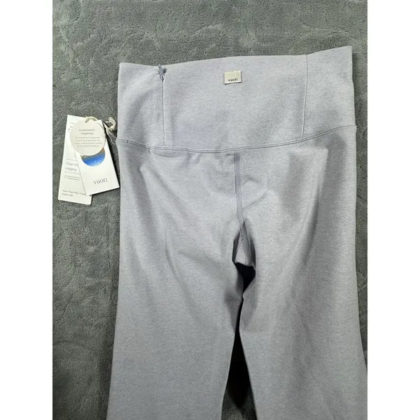 Vuori Clean Elevation Legging Rain Heather Gray Womens Small Wide Waistband New - Image 9
