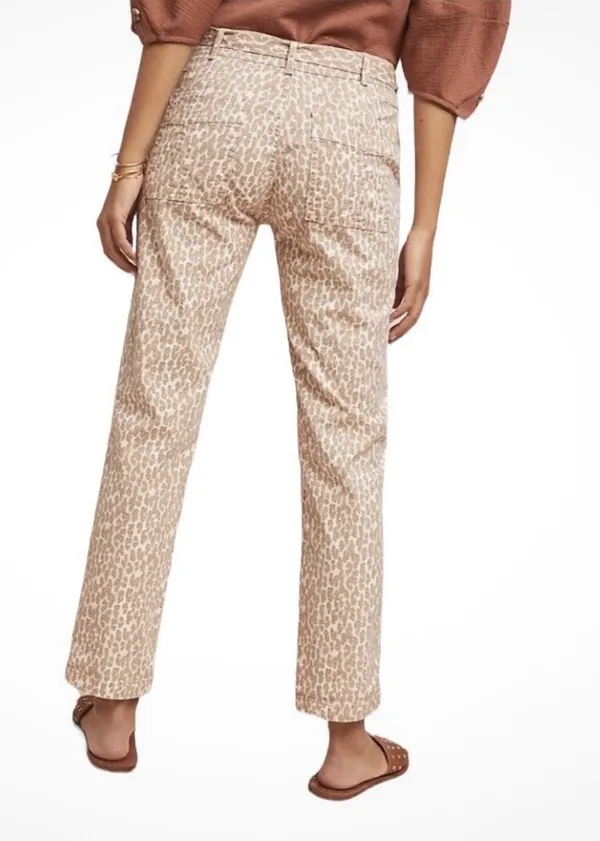 Anthropologie The Wanderer Leopard Print Women's 29 Utility Tapered Pants NWT - Image 2