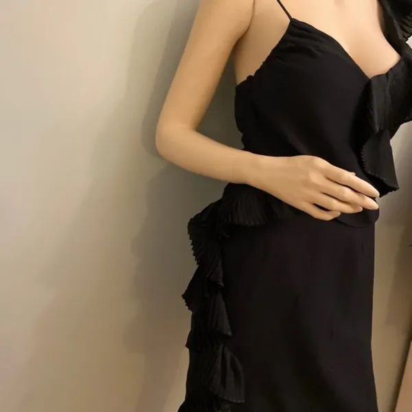 C Luce‎ Black cocktail Dress - Image 8