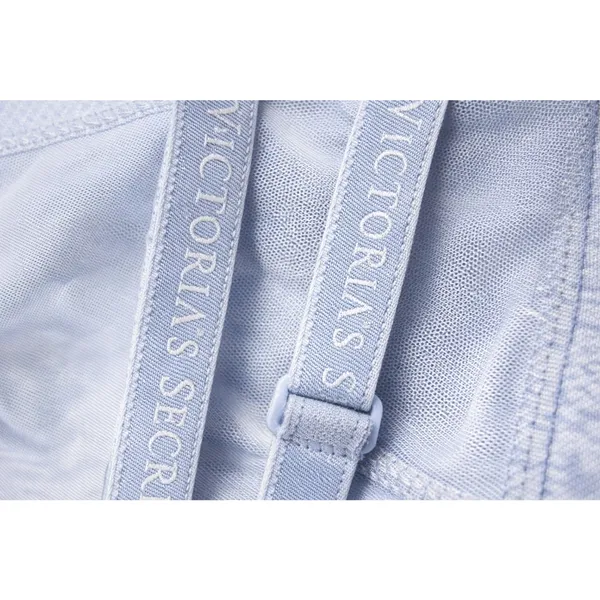 Victoria’s‎ Secret Logo Bralette M Blue Heather NWT - Image 8