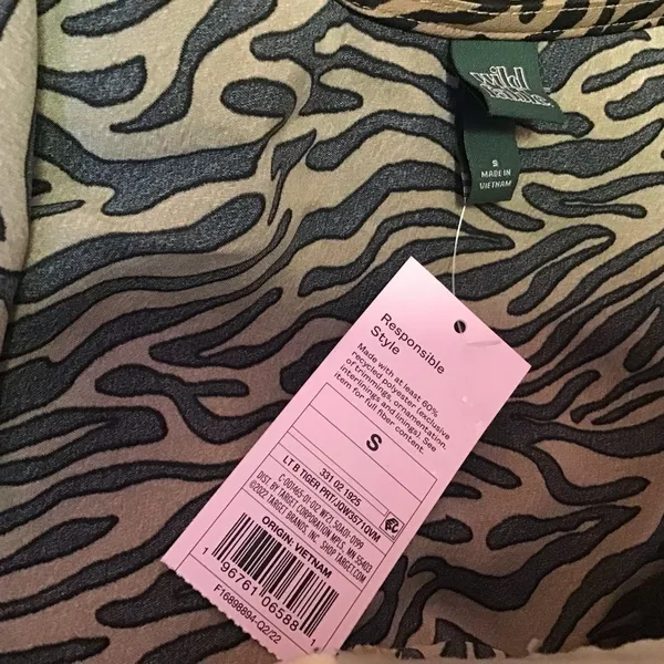 Wild Fable Tiger stripes n lace sexy NWT camisole - Image 2