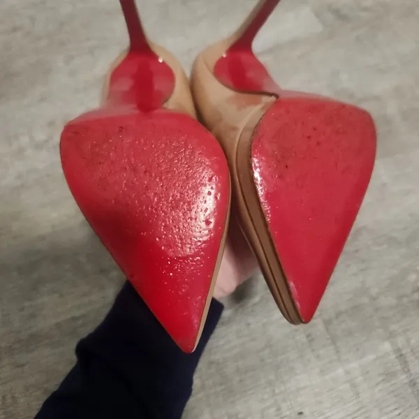 Christian Louboutin Patent Leather Pigalle Platform Heels Size 36 - Image 8