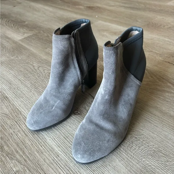 VIONIC PERK WHITNEY CHARCOAL ANKLE BOOTS. SIZE 7 - Image 4