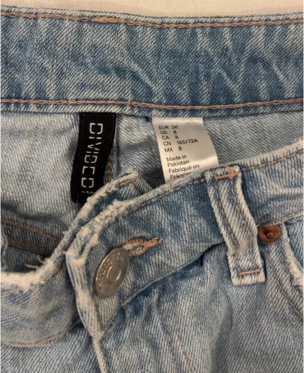 Divided Jean Shorts - Image 4