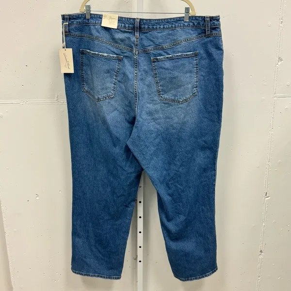 NWT Universal‎ Thread High Rise 90s Straight Leg Jeans Comfort Stretch W24 - Image 2