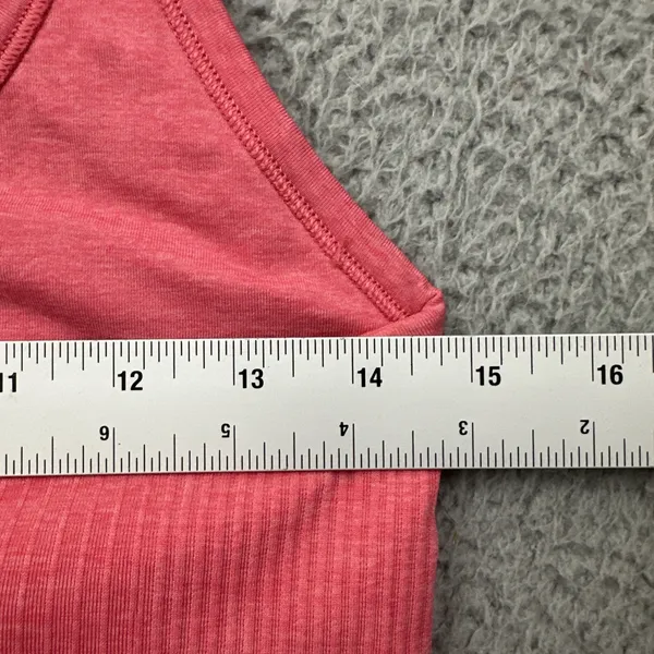 Lululemon Ebb To Street Tank Top Pink Athletic Athleisure Tennis Women's 8 - Image 4