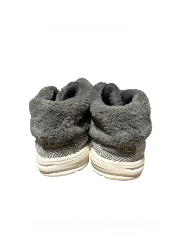 Hey Dude Britt Gray Faux Fur Lined Comfort Bootie Women's US Ankle Shoes Size 8 - Image 3