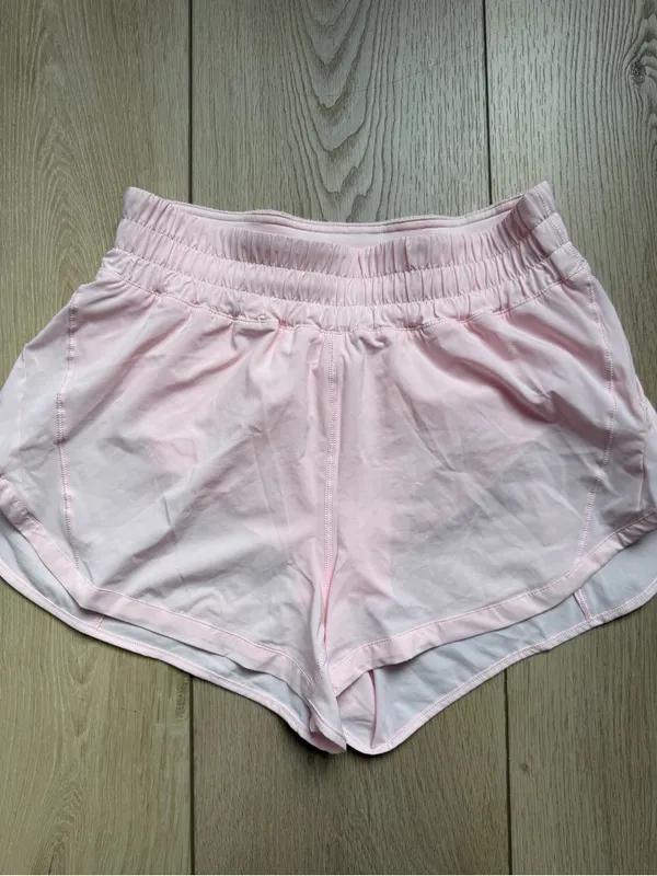Lululemon Track That High-Rise Lined Short 3" Strawberry Milkshake Light Pink 8 - Image 10