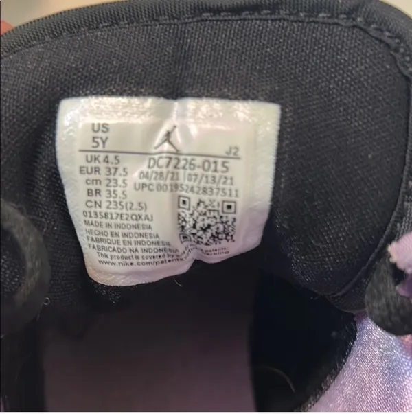 Nike Air Jordan Mid GS 1 Flannel - Image 8