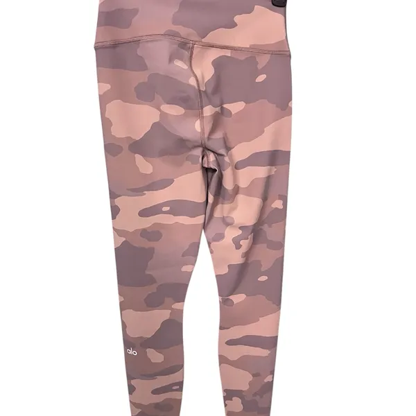 Alo camo high-waist leggings XS 🌫️🖤 Alo High Waist Vapor Legging - Putty Camo - Image 3