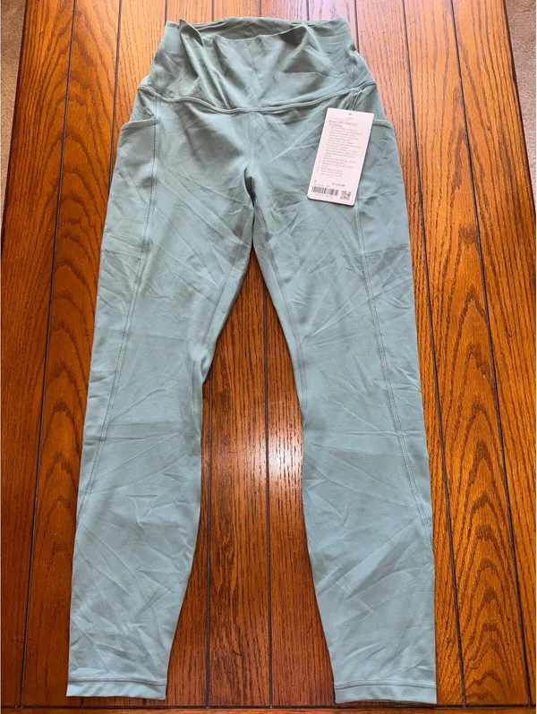 Lululemon Align With Pockets High-Rise 25” Tidal Teal Size 6 NWT - Image 3